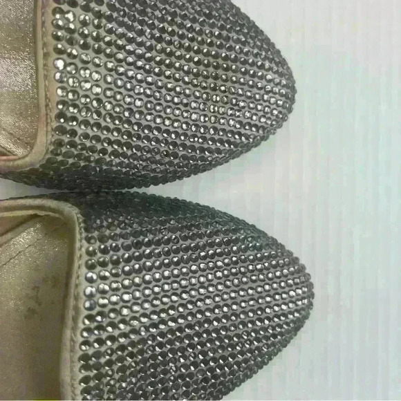 Steve Madden Vamp D'Orsay Rhinestone studded flat  Size 7.5 - Picture 2 of 8